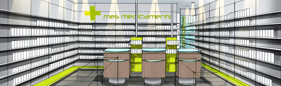 design agencement mobilier de pharmacie ID Pharm